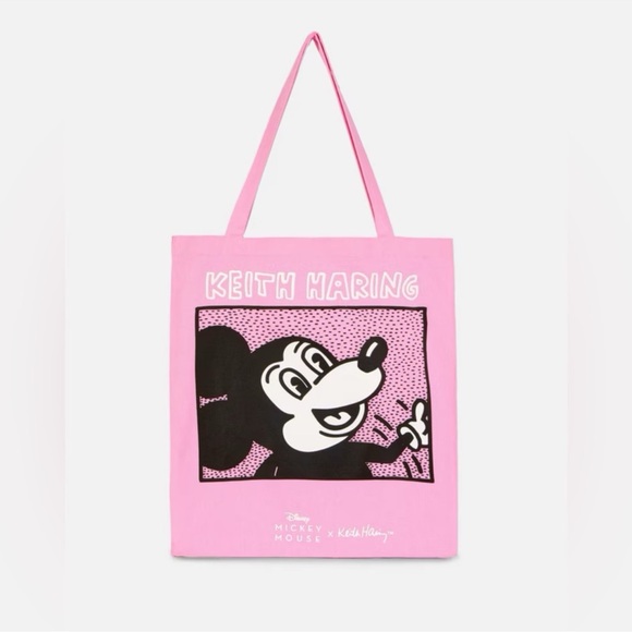 Disney Handbags - Disney Keith Haring Pink Tote Bag
